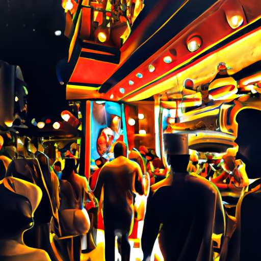 A bustling image of a lively bar scene in Tel Aviv, showcasing the vibrant nightlife.