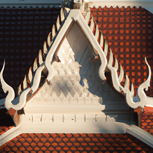 תמונה מרתקת המציגה אדריכלות תאילנדית עם טוויסט סקנדינבי