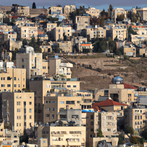 A panoramic view of Bethlehem, showcasing the city's unique blend of ancient and modern architecture.