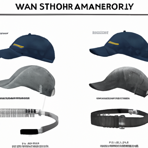 3. איור המשווה את כובע האנדר ארמור עם מוצרים דומים אחרים בתנאי מזג אוויר שונים.