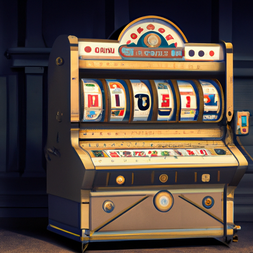 1. תמונת וינטג' של מכונת המזל הראשונה שהומצאה על ידי צ'ארלס פיי.